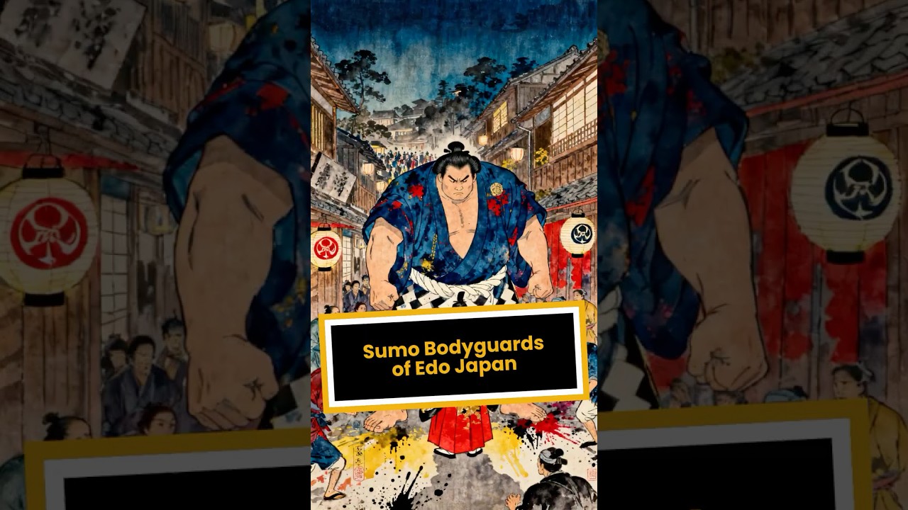 Japan&rsquo;s Sumo Bodyguards; Reducing Crime and Making a Statement #edo #japan #history #sumo #gangsters