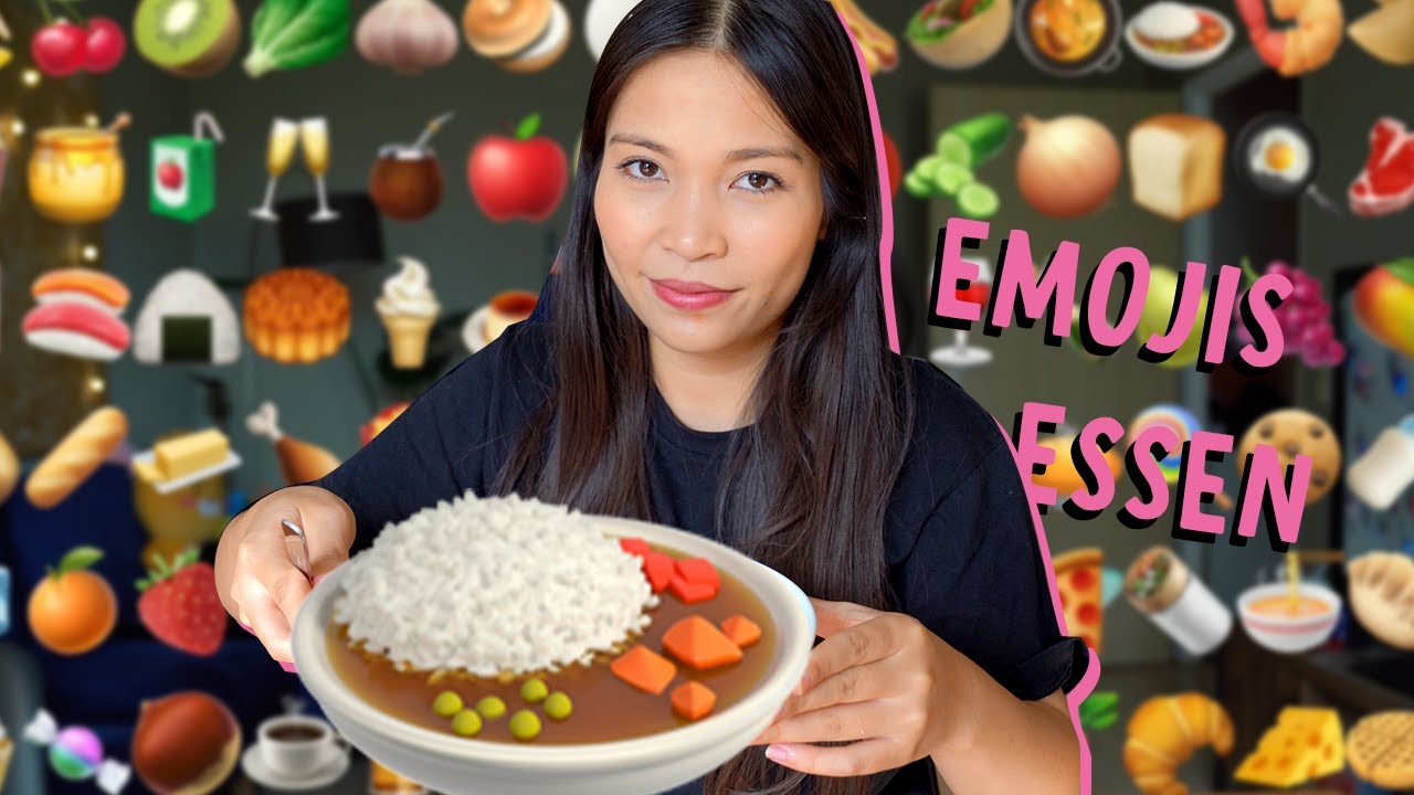 ich esse ALLE Food Emojis (🥯🍕🍖...)