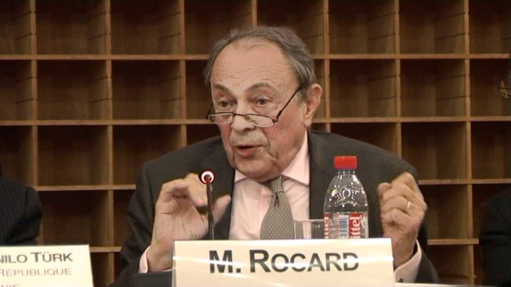 Collegium International panel at UNESCO - Michel Rocard