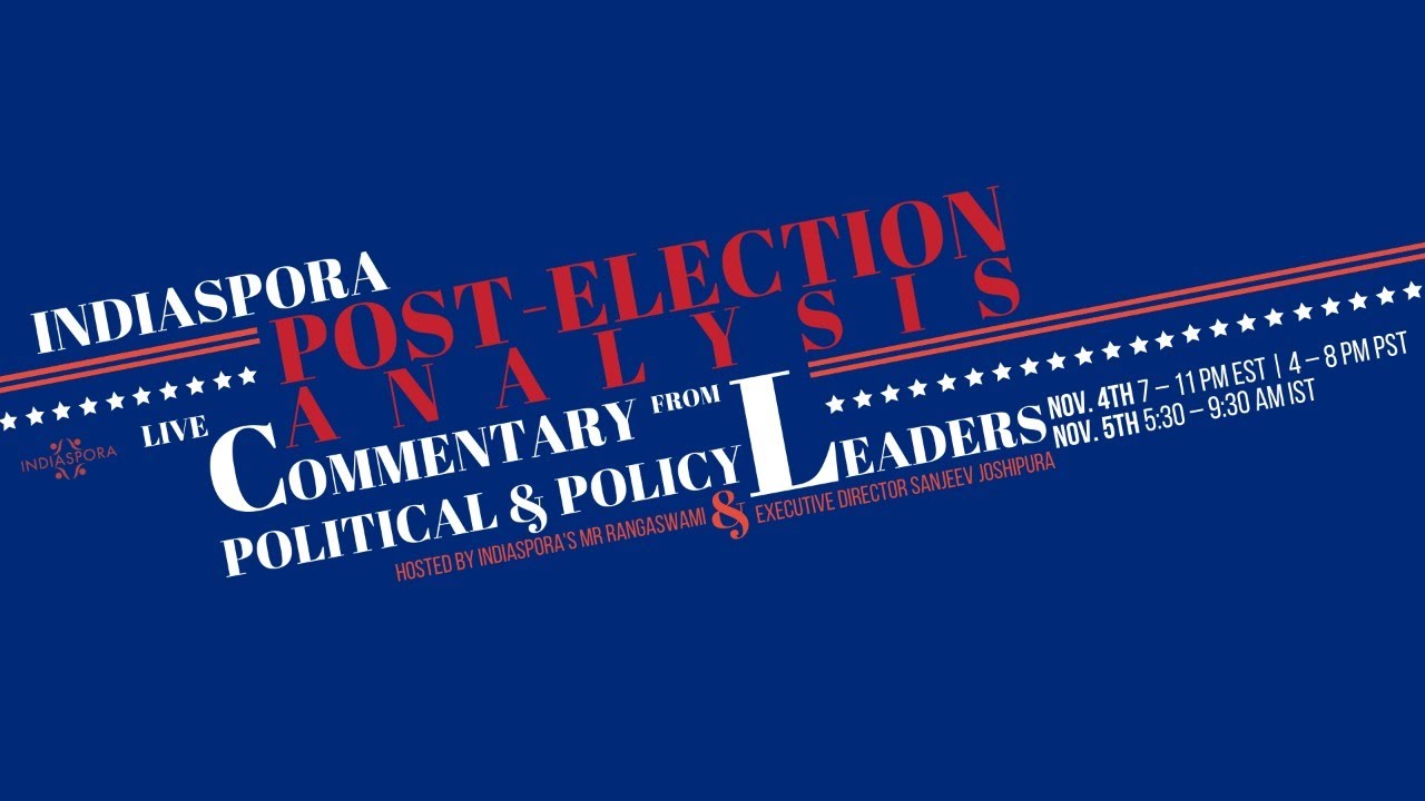 Indiaspora Post-Election 2020 Political Analysis feat. Indian American political leaders  | Diya TV