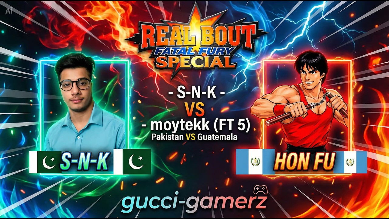 Real Bout Fatal Fury Special  - S-N-K - VS - moytekk - ( FT 5 ) #FGC #SNK #kof #KOF98 #FGC #kof