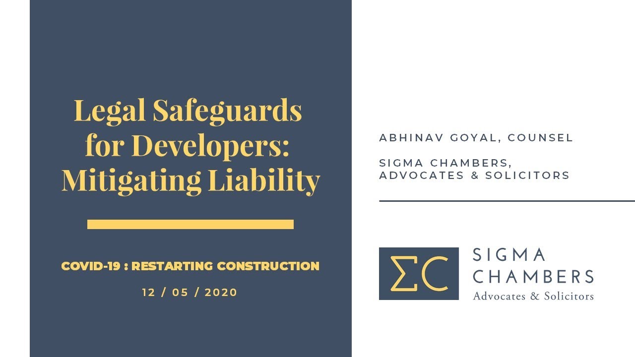 CREDAI Webinar | Legal Safeguards for Real Estate Developers: Mitigating Liability