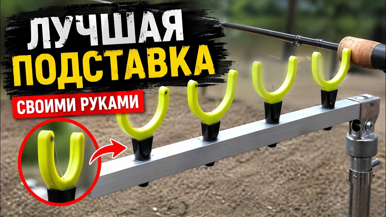 🎣 Подставка под фидерное удилище своими руками 🎣 fishing. Leonid Timo