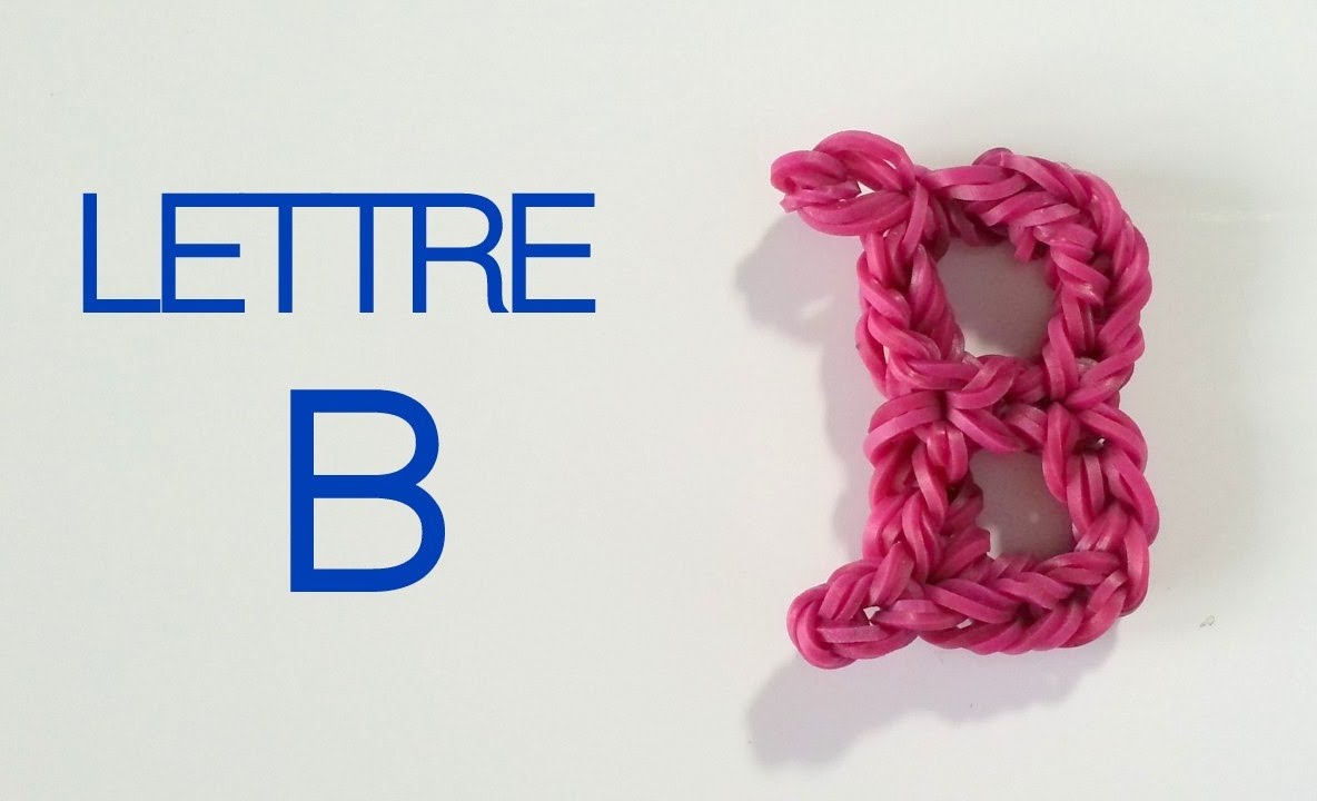 Comment faire la lettre B avec des élastiques sans machine
