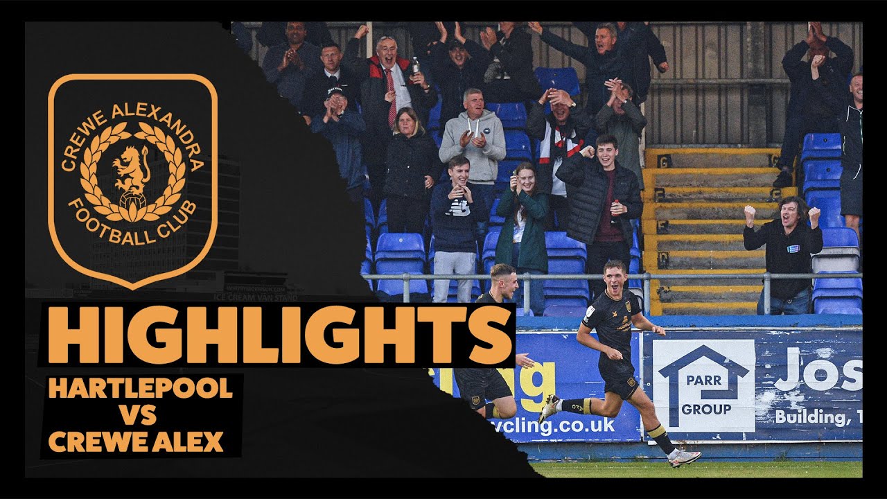 21-22 HIGHLIGHTS | Hartlepool United 0-1 Crewe Alexandra
