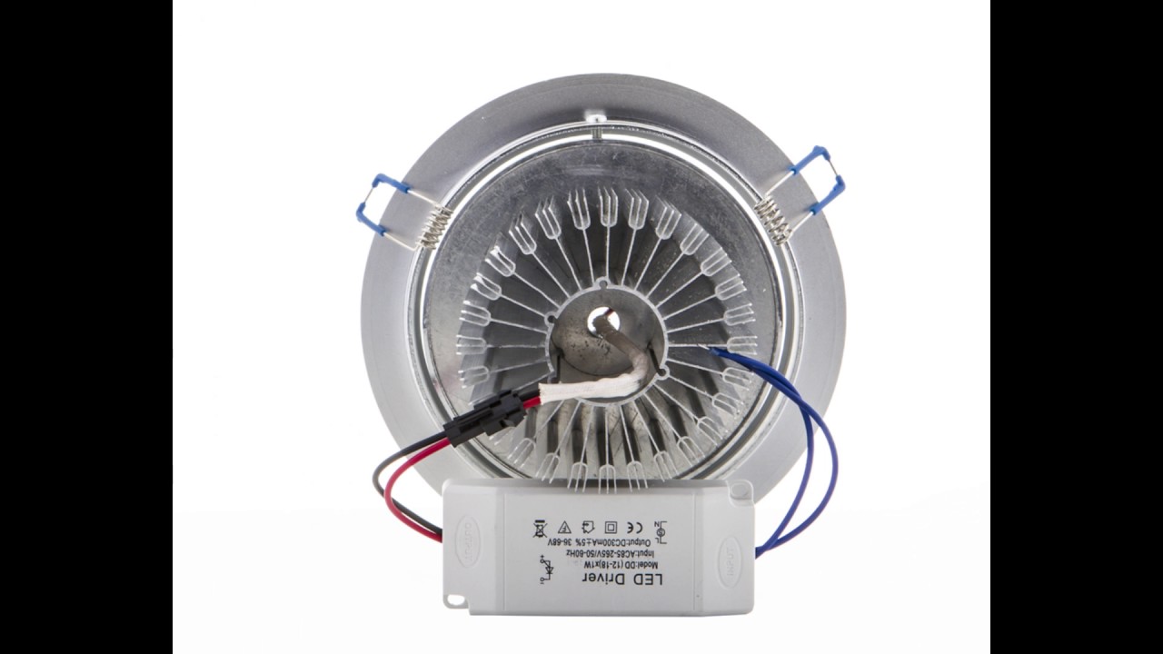 LED Einbaustrahler 15x 1W Kaltwei&szlig; | GUTE-LEDS.de