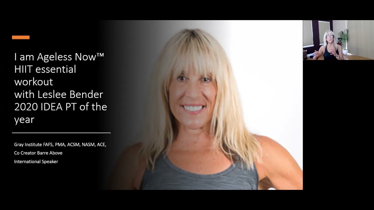 FAI Summit 2021  Leslee Bender  HIIT For the Active Aging