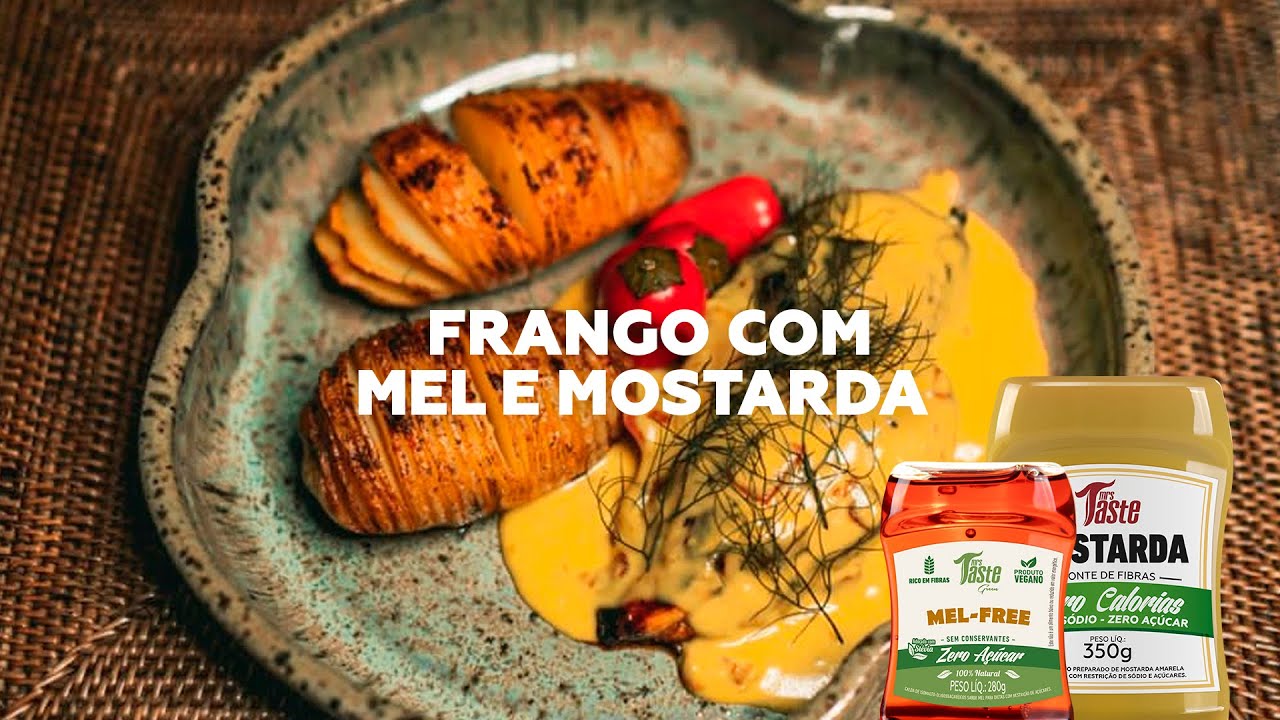 Receita deliciosa de frango com mostarda e mel