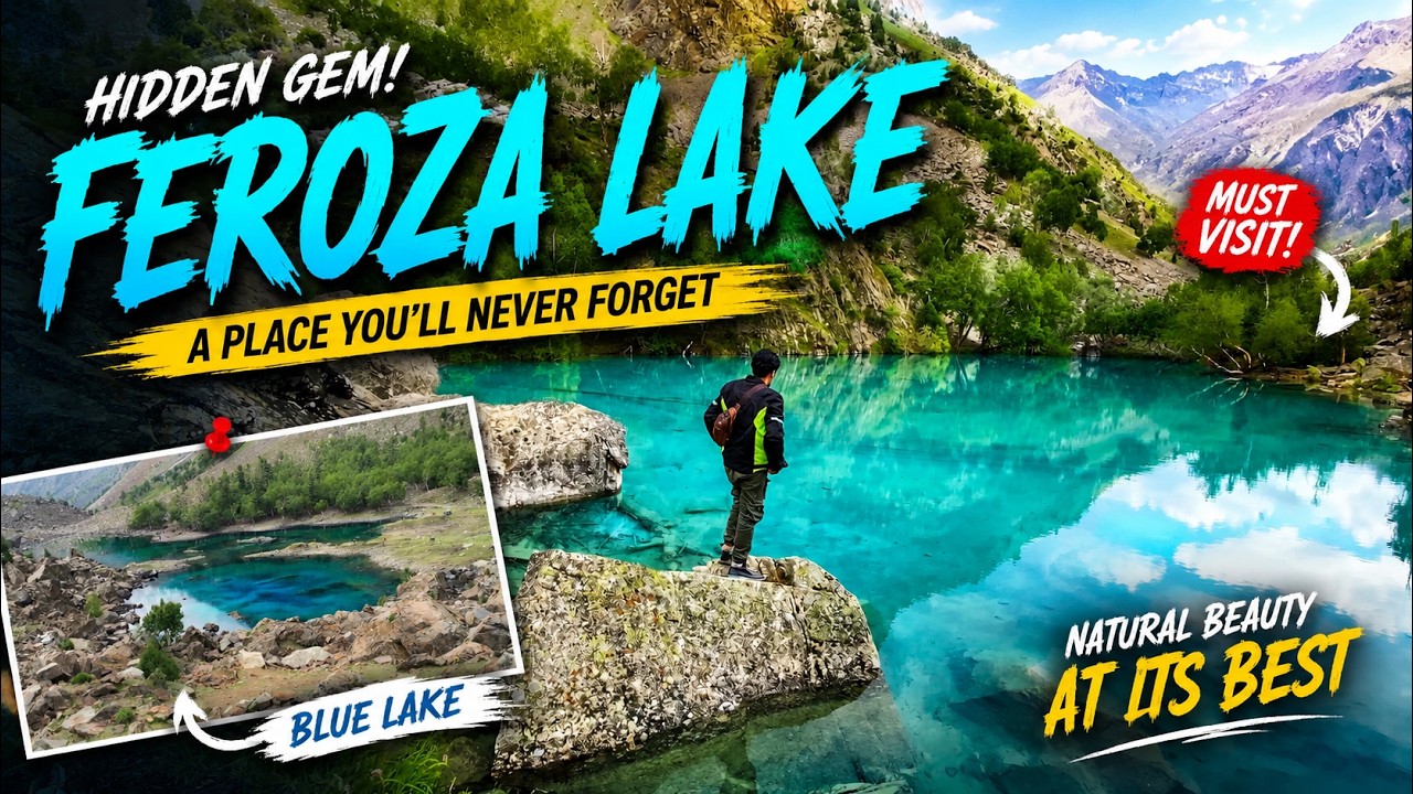 I Explore Pakistan's Hidden Blue Paradise! 💙 | Feroza Lake & Blue Lake | Naltar Valley Part 03