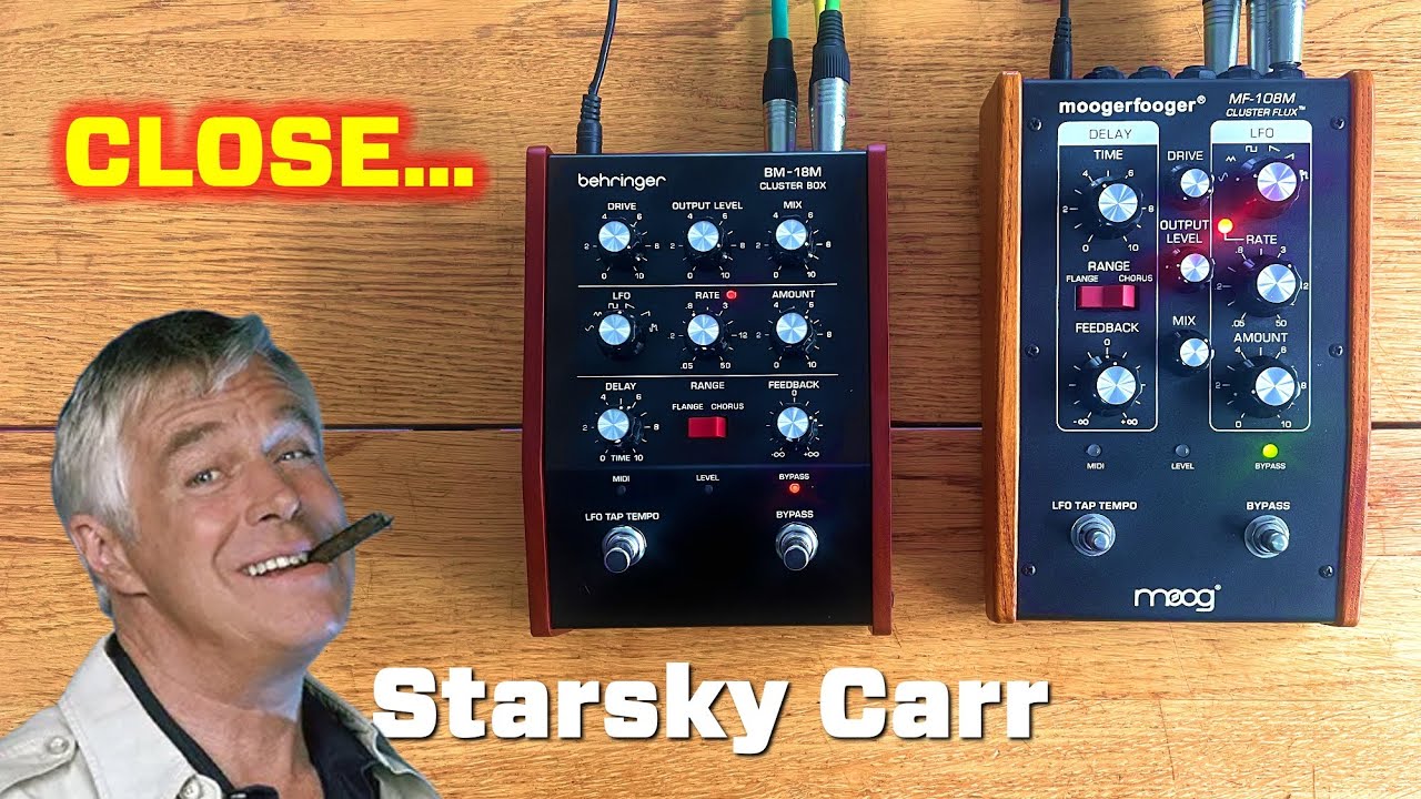 Достойно ли сигары? // Behringer BM 18M Clusterbox против Moogerfooger Clusterflux
