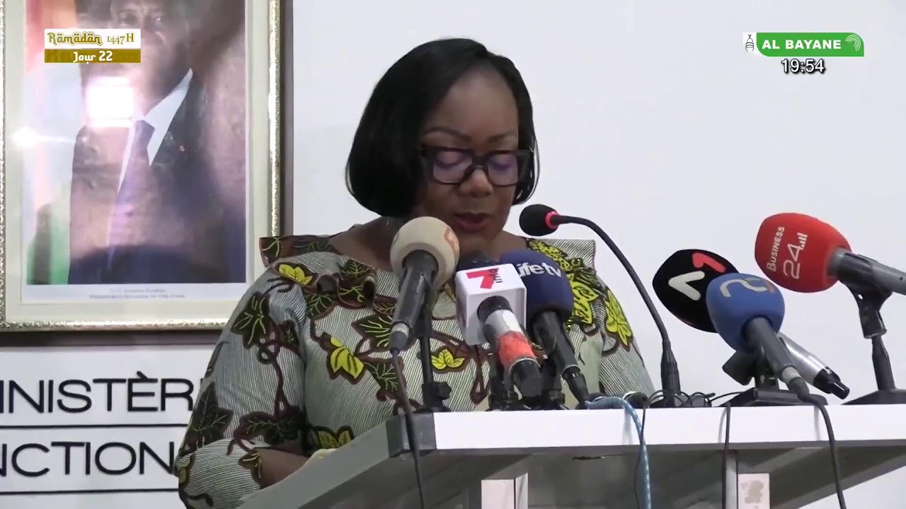 JT français du mercredi 11 mars 2026 présenté par Kanaté Kassoum