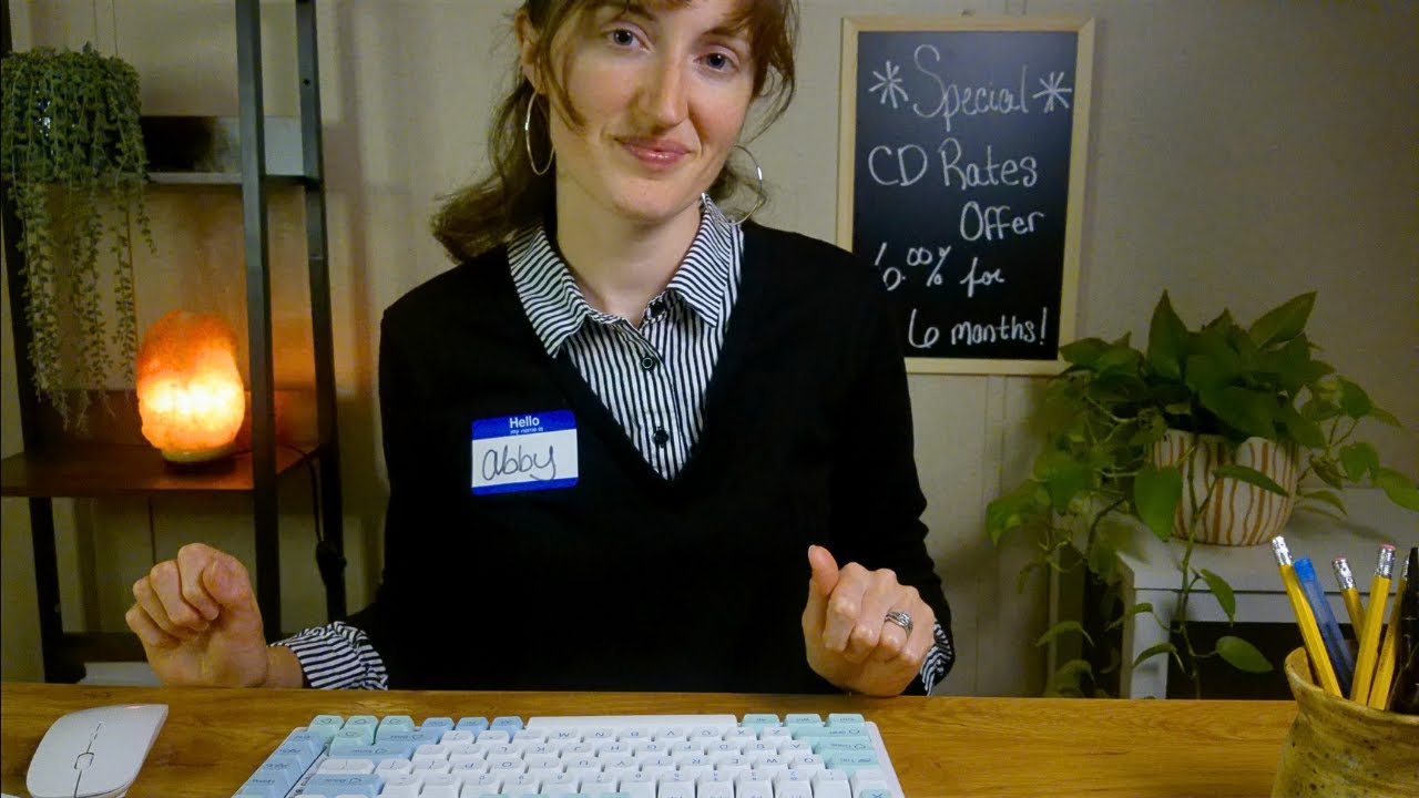 ASMR Bank Roleplay (soft-spoken)
