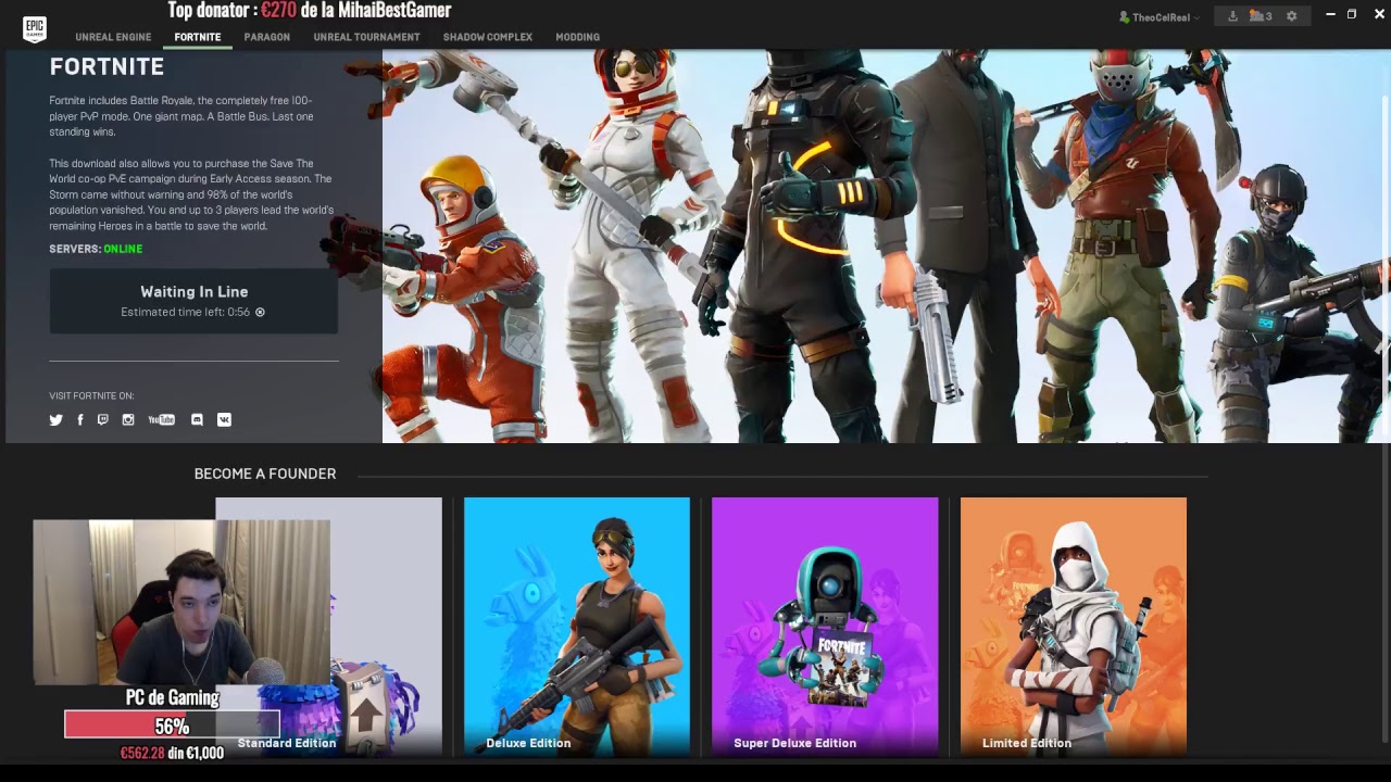 FORTNITE CU KWIK / FORTNITE ROMANIA LIVE