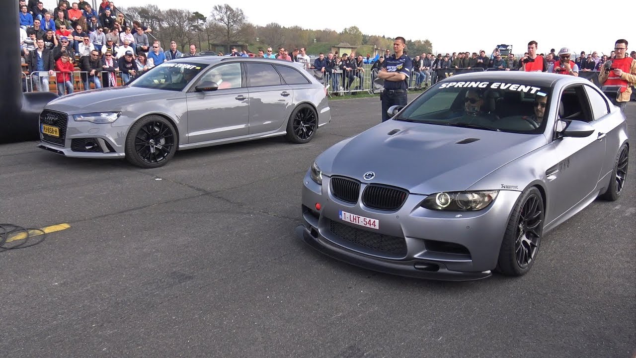 BMW M3 E92 G-POWER V8 COMPRESSOR vs Audi RS6 Avant C7