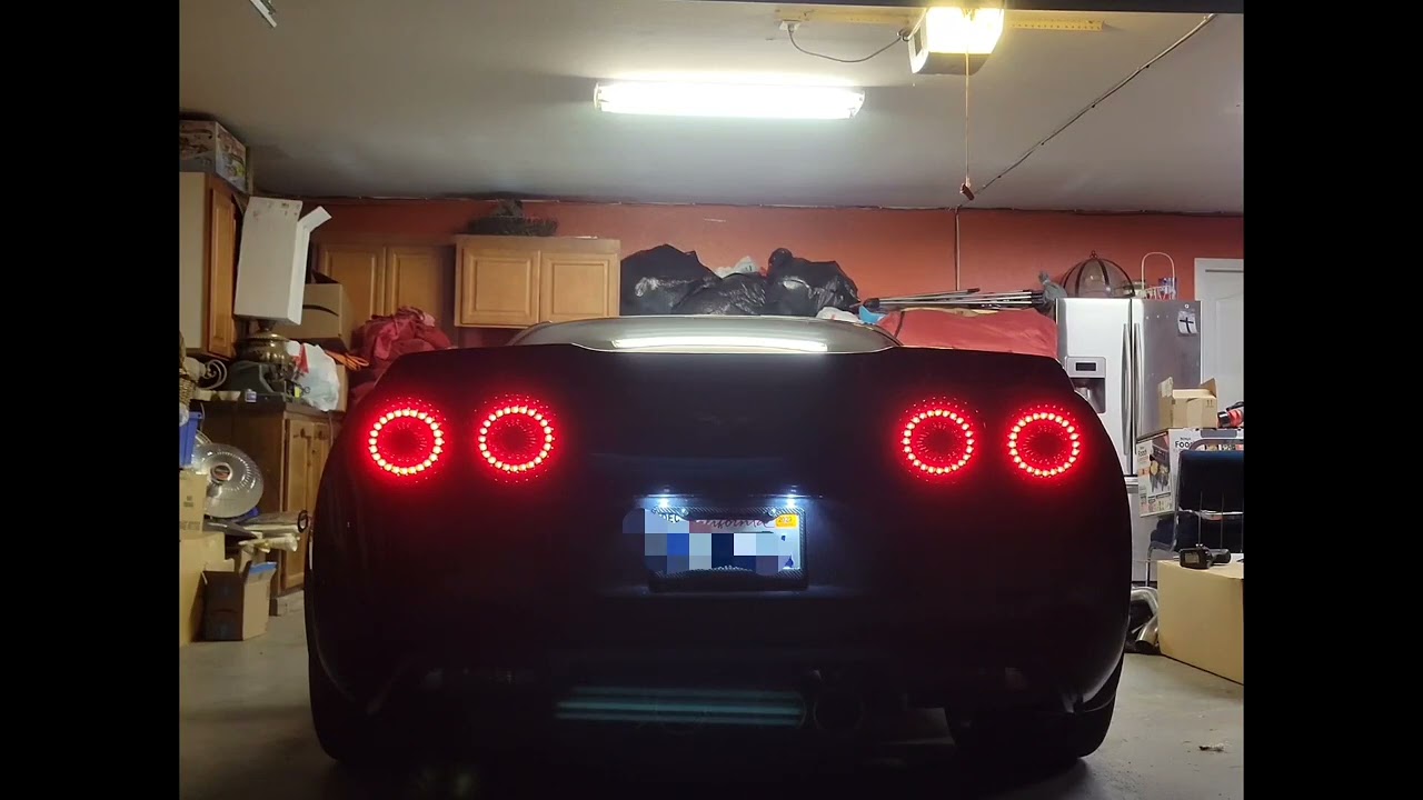Corvette C6 Z06 Borla Atak vs Corsa Sport axle-back exhaust systems.