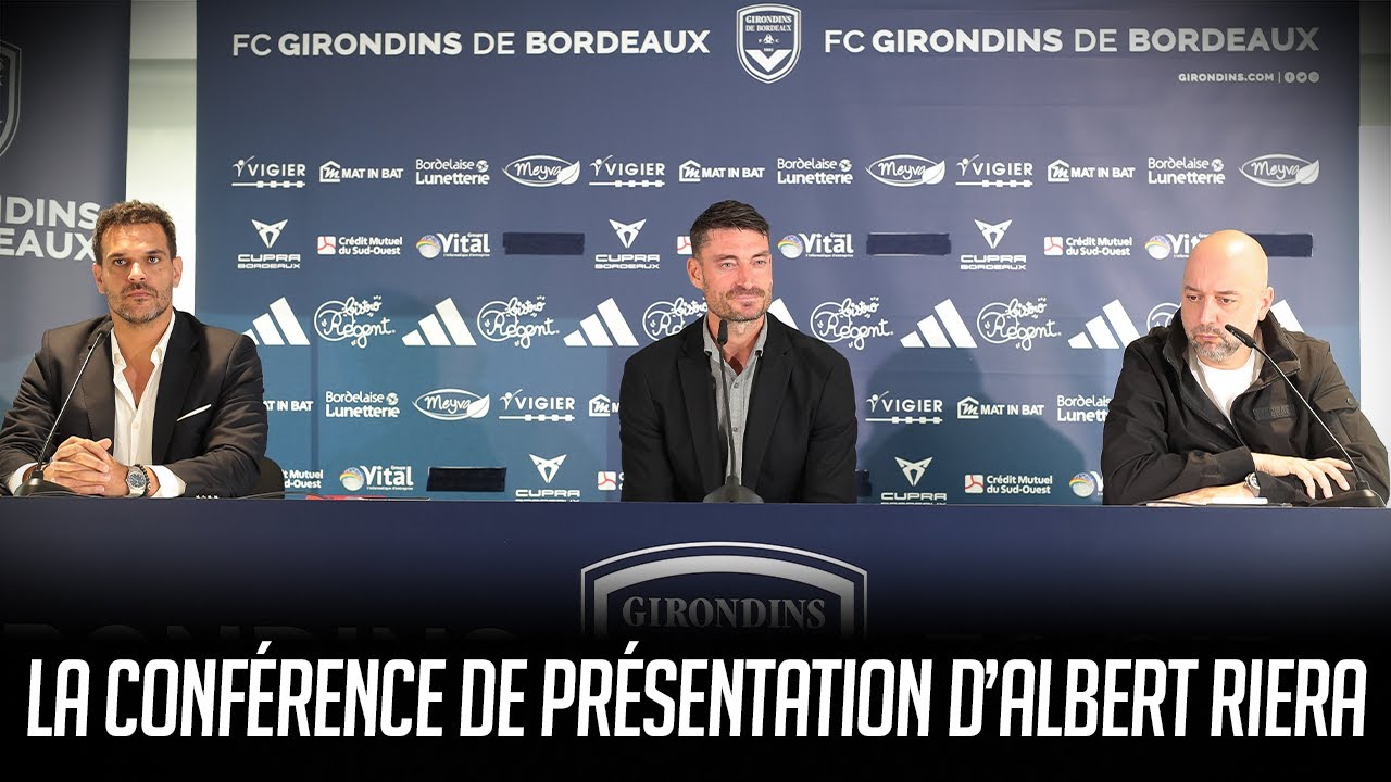 La conférence de présentation d’Albert Riera