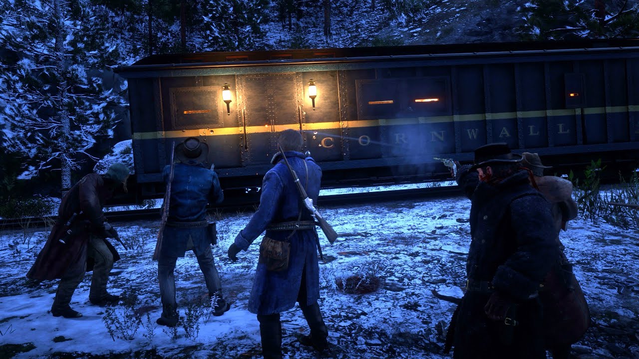 Realistic Red Dead Redemption 2 Seamless Gameplay - Cornwall Train Robbery Episode 3