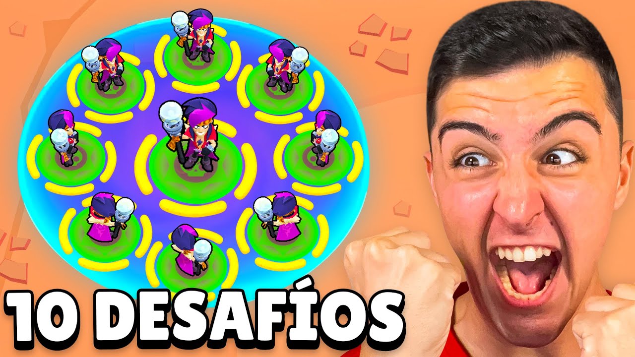 ME ENFRENT&Eacute; a 10 DESAF&Iacute;OS DE ZIGGY por BRAWL PASS PLUS 🧙🏻&zwj;♂️🔮 Brawl Stars