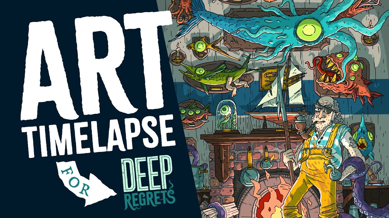 Deep Regrets: Art Timelapse