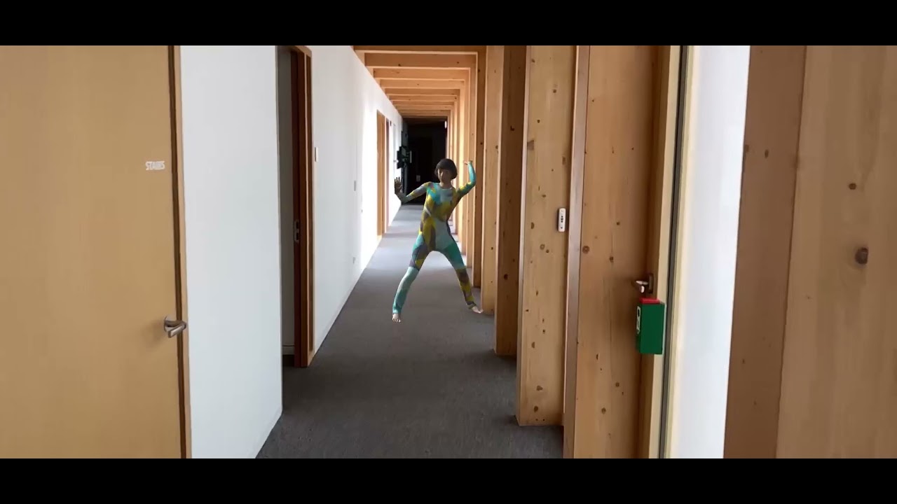 Gilles Jobin's virtual dancers invade the Swiss Embassy in Seoul