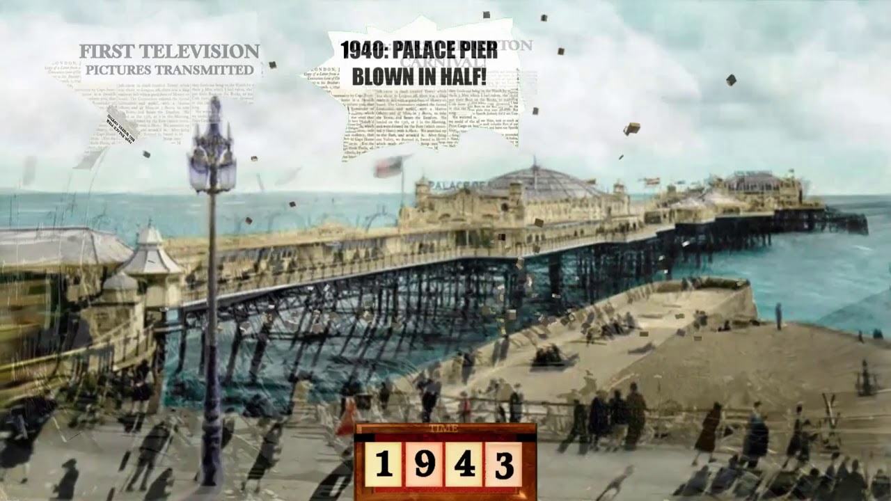Brighton Palace Pier through the ages