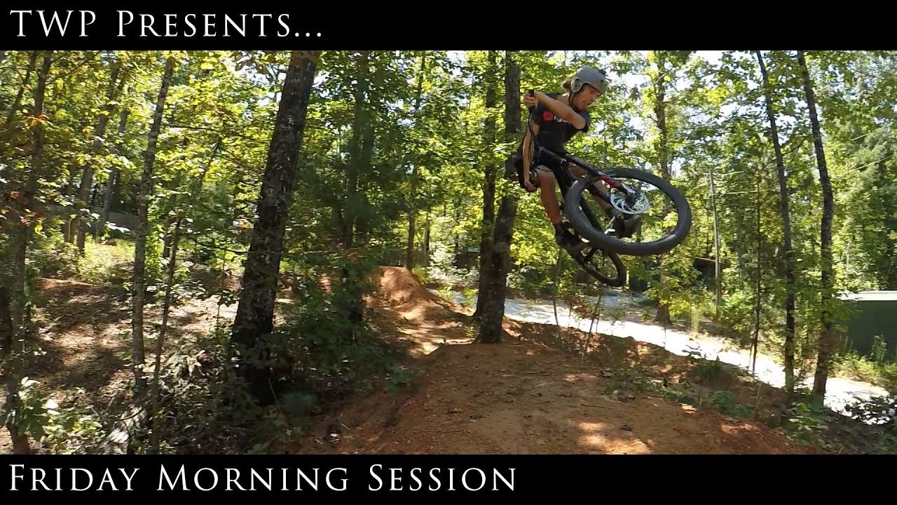 Riding some epic dirt jumps and flow trails.