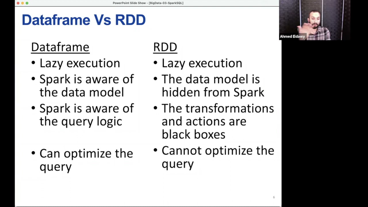 BigData Lecture3 - SparkSQL (Arabic)