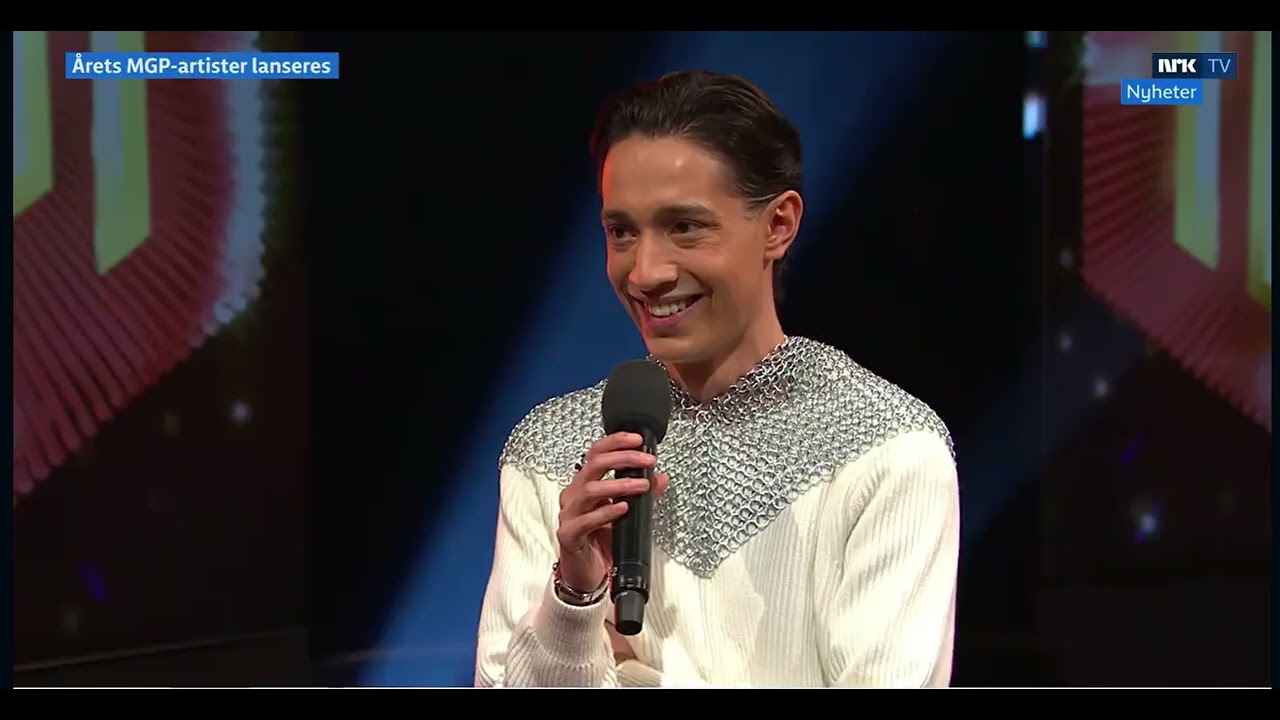 Presentasjon av KYLE ALESSANDRO med låta «Lighter» i årets norske MGP 2025
