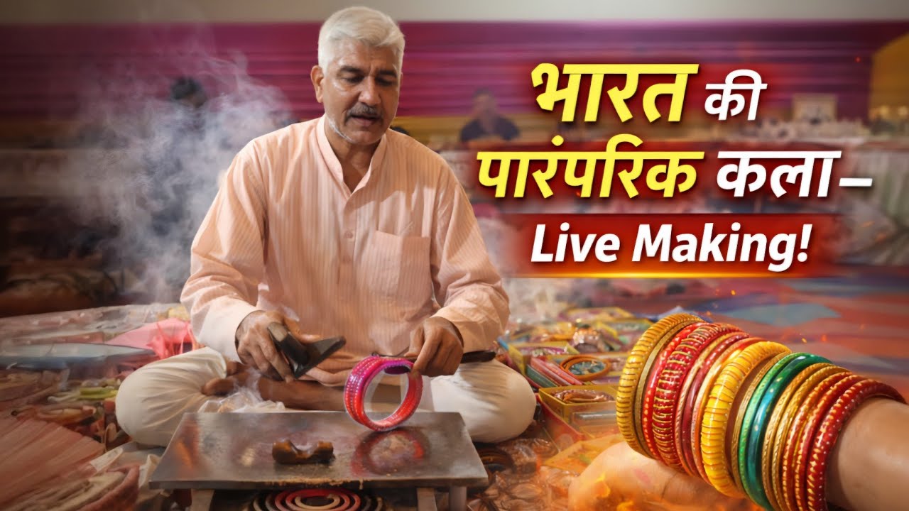 India’s Hidden Bangle Art – Made on Fire! (Live Making) || Vlog Video