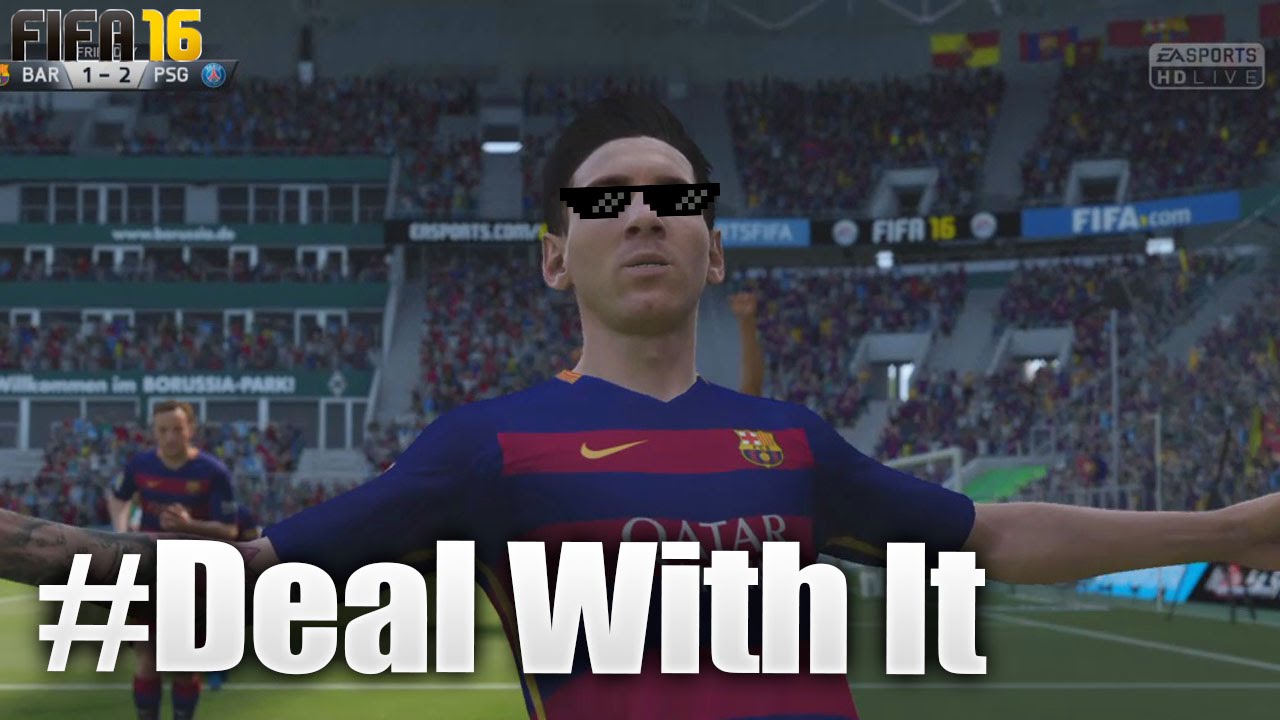 LIONEL MESSI AMAZING DRIBBLING (SOLO GOALS) IN FIFA 16  !!!