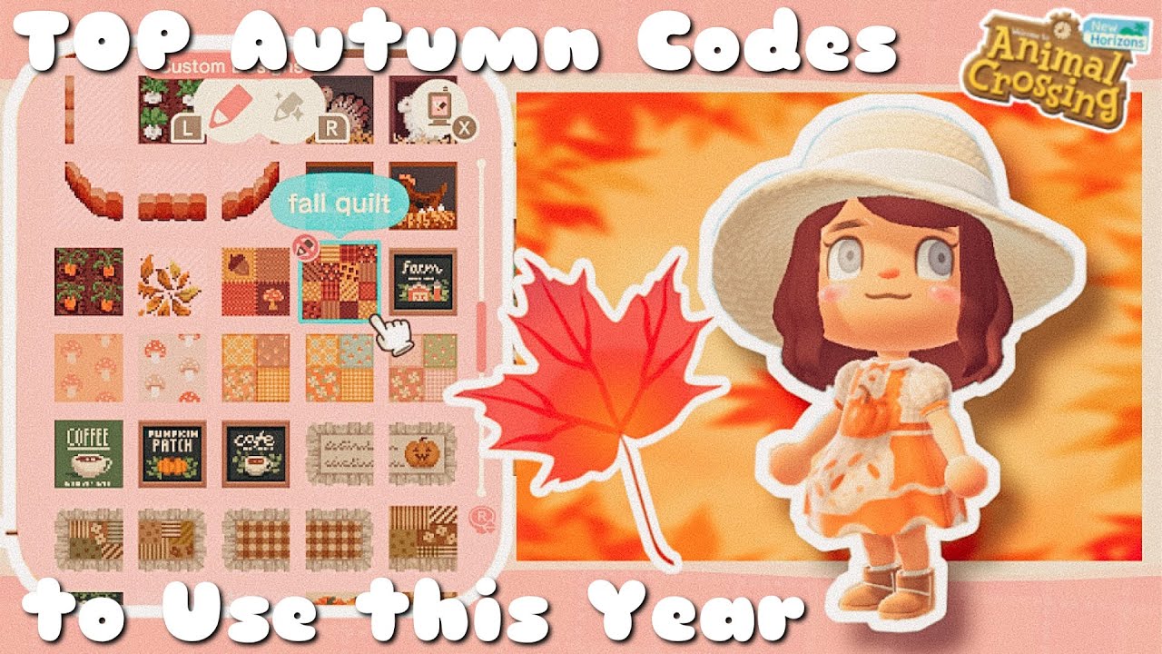The BEST Fall Codes I'll be Using in 2021🍁| Animal Crossing New Horizons