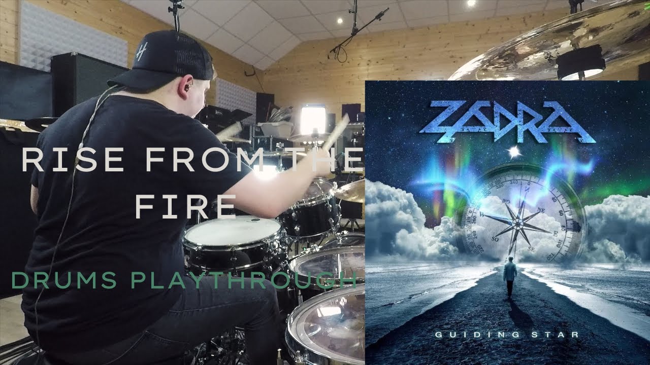 ZADRA - JELLY CARDARELLI - RISE FROM THE FIRE - DRUMS PLAYTHROUGH