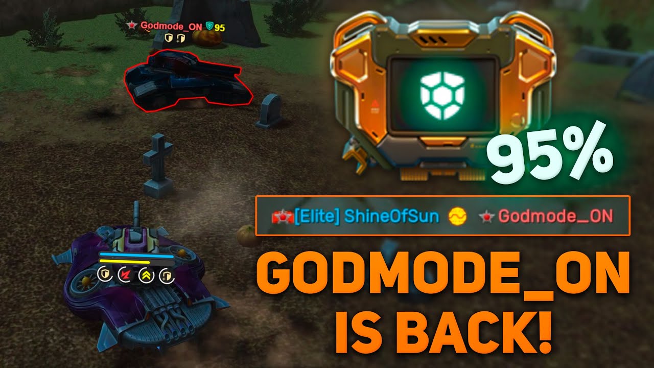 Tanki Online - Godmode_ON вернулся! Джаггернаут с 95% защитой | (Давайте сделаем вид, что я успел...