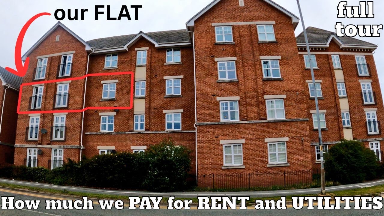 Typical English Apartment Tour - Our rented apartment in England  How much we pay for Rent Utilities