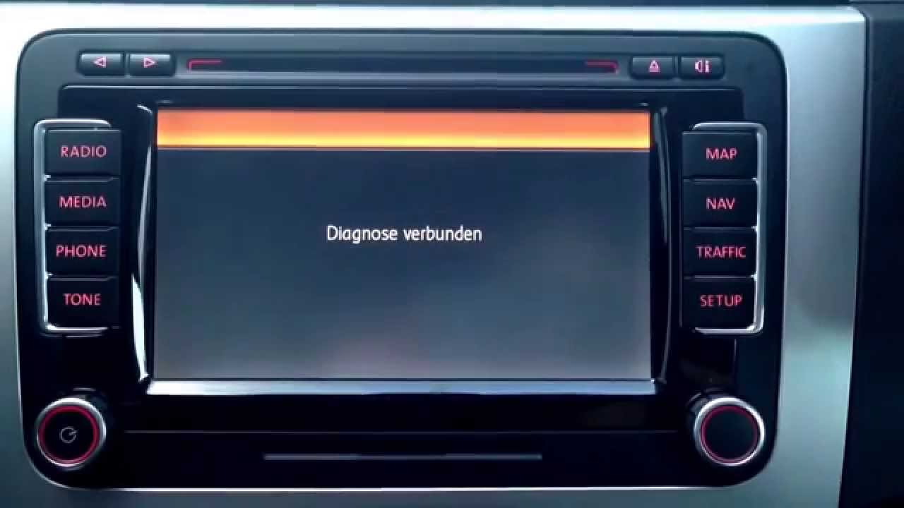 VW Passat,RNS 510 codieren Display Darstellung ändern VCDS