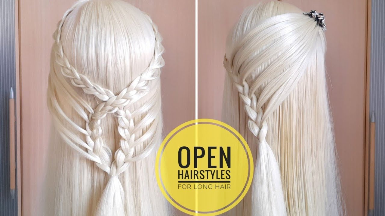 2 Open Hairstyles For Long Hair | Cute Hairstyles || EasyHairstyles