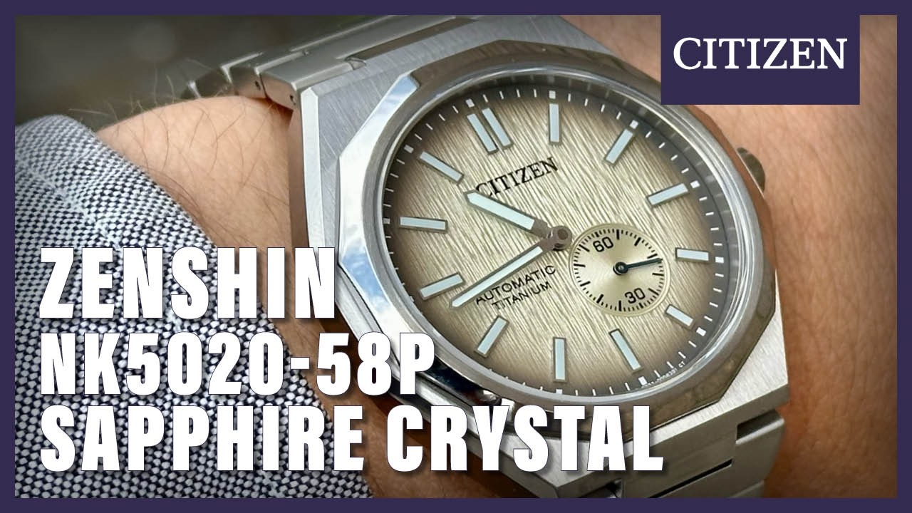 Unboxing The New Citizen Zenshin NK5020-58P Super Titanium