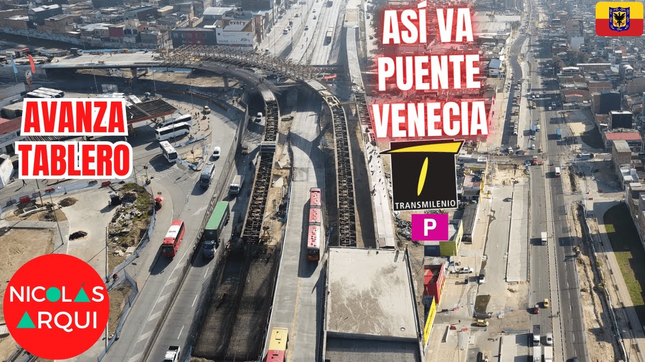 Así va Nuevo Puente de Venecia Troncal TransMilenio Avenida 68 ¿Por qué esta obra sigue tan lenta?
