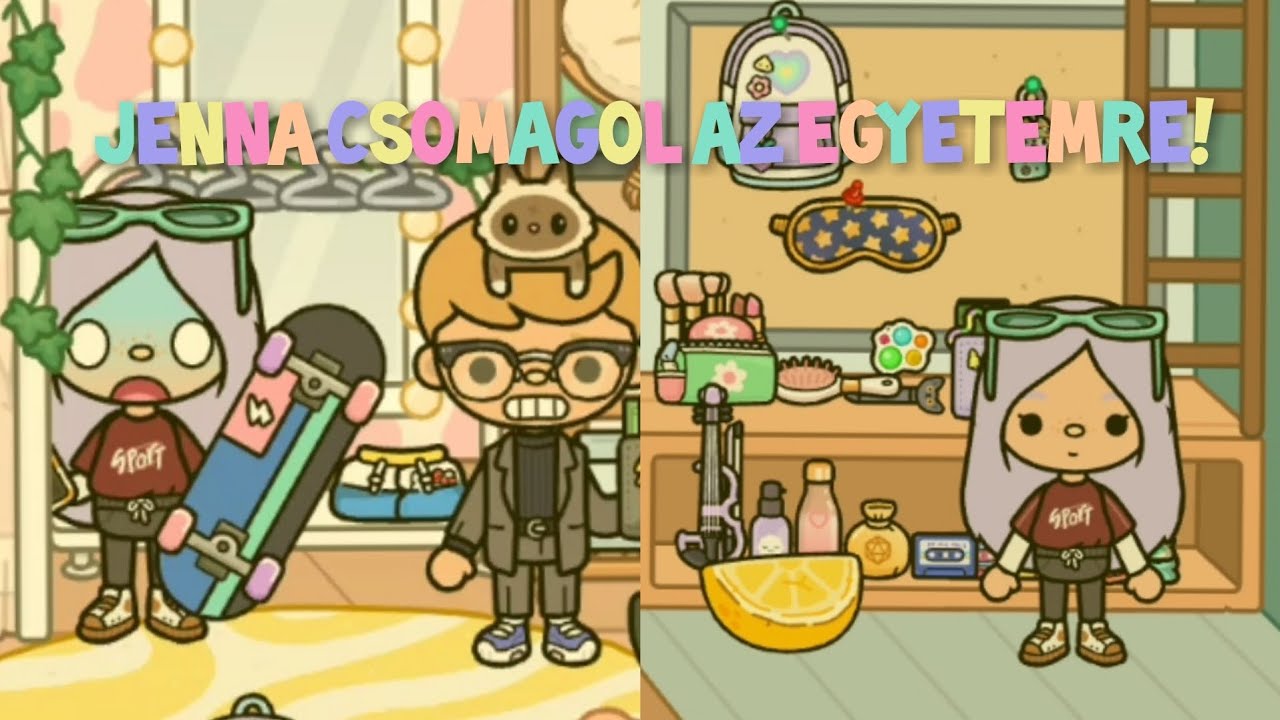 Toca boca a celeb sztár 3.évad 1.rész Jenna már beköltözött!😄🚪👈
