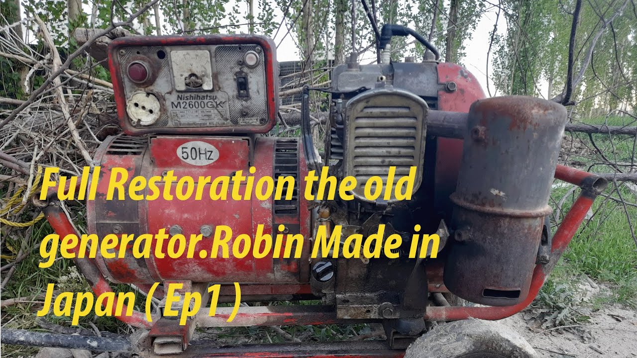 Restoration of Japanese Rubin Generator after 25 years