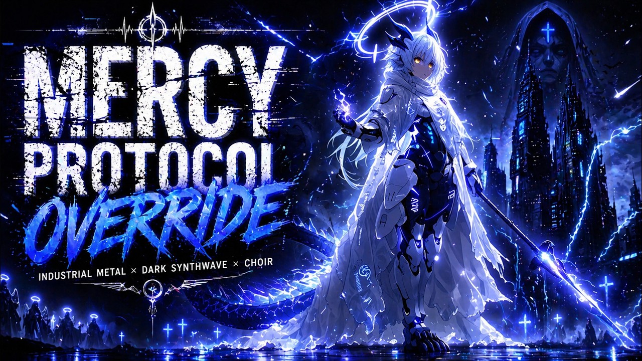 Mercy Protocol OVERRIDE | (Industrial Metal &times; Dark Synthwave &times; Dark Electro &times; Cinematic Choir)