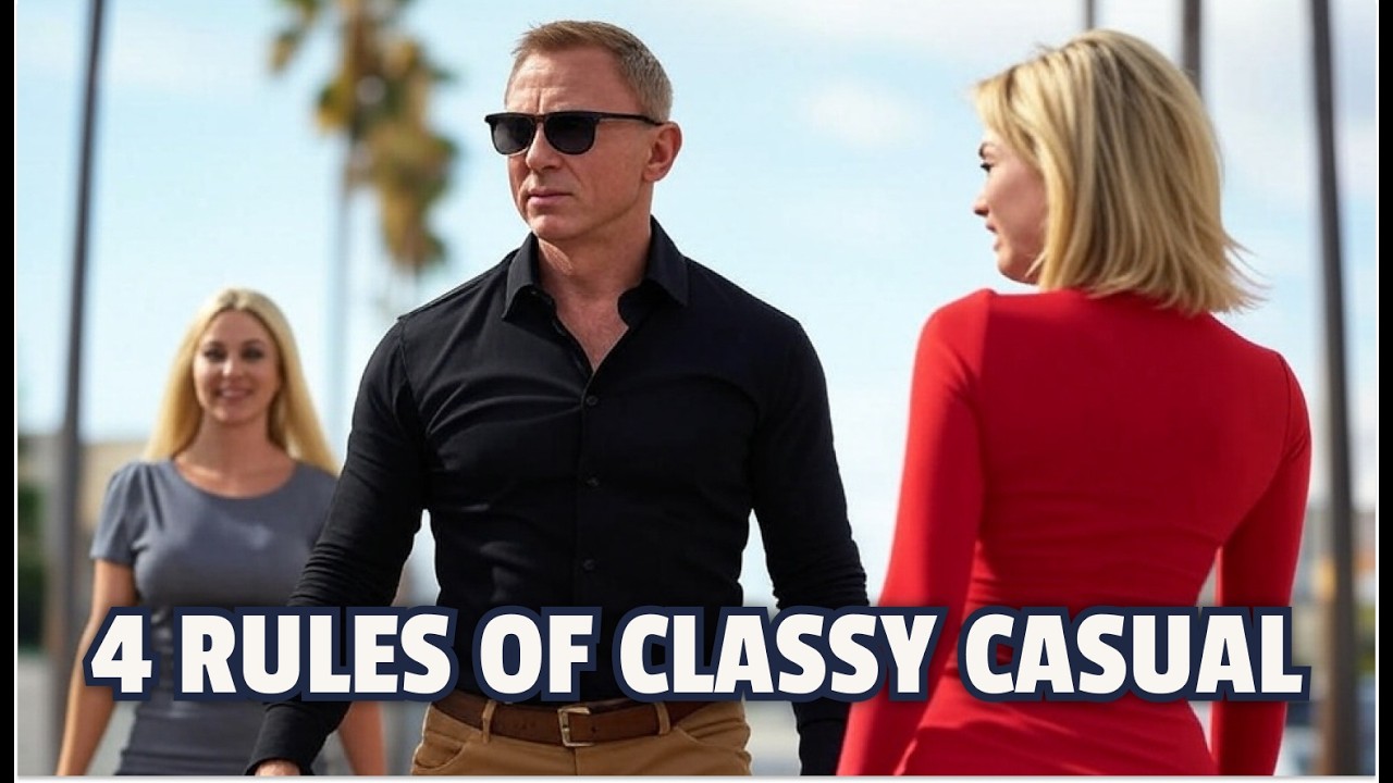 👕How To Dress Smart Casual Like James Bond 🕵️‍♂️ | 4 Principles That Will Change Your Wardrobe 💥