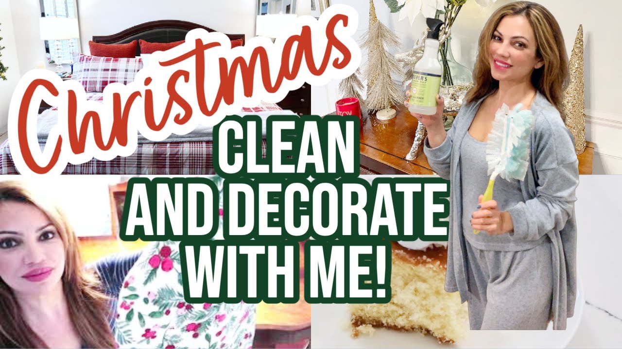 CHRISTMAS CLEAN AND DECORATE WITH ME | DECORATING MY BEDROOM FOR CHRISTMAS | CHRISTMAS DECOR IDEAS