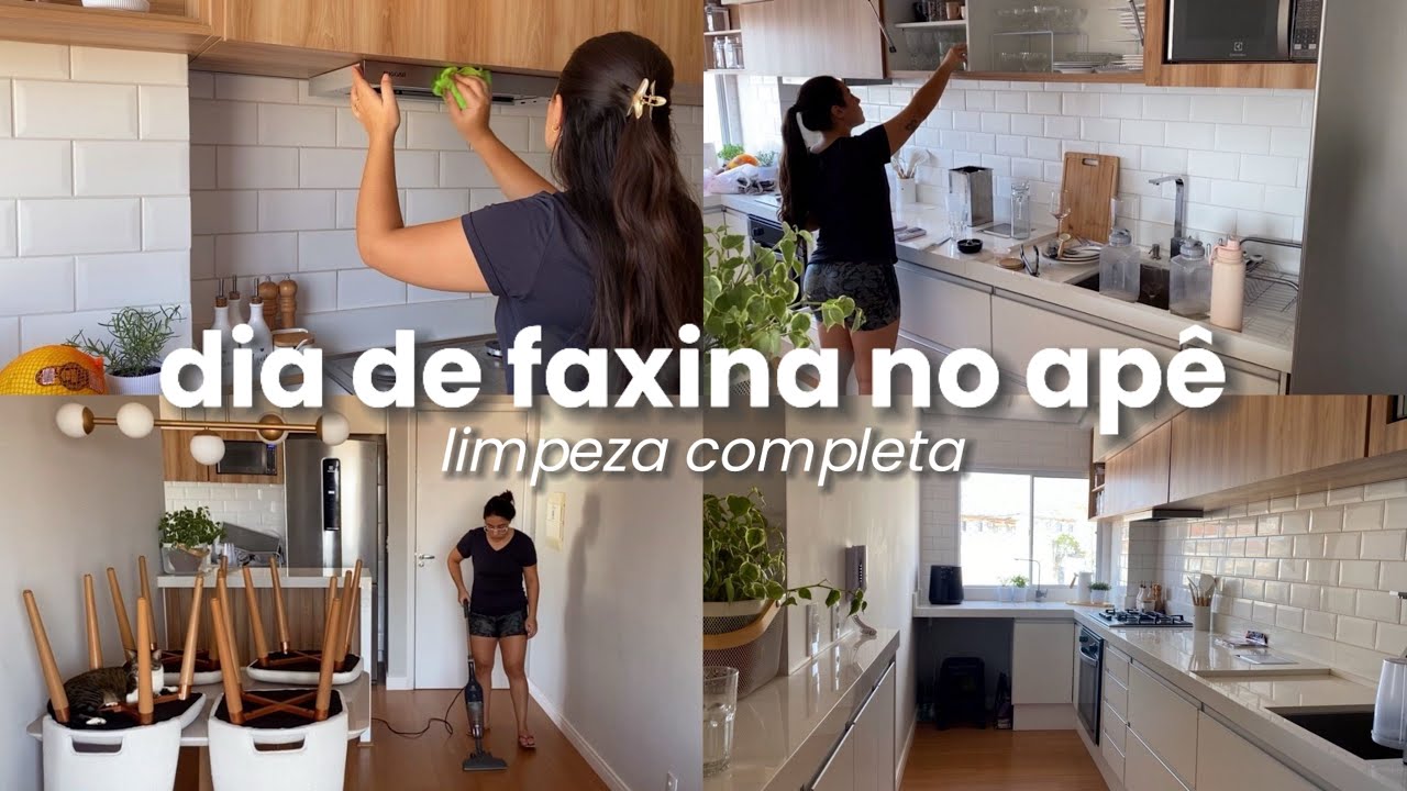 FAXINA COMPLETA NO APÊ | FICOU TUDO LIMPINHO | PAPO SOBRE EMAGRECIMENTO
