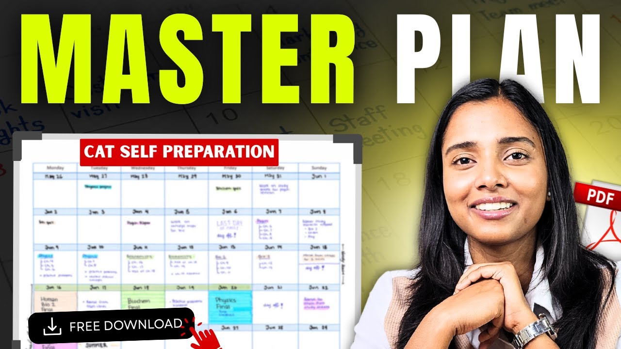 Create your Ideal CAT Prep Routine | Study Plan, Focus Hacks & Motivation (45 Days to Go)