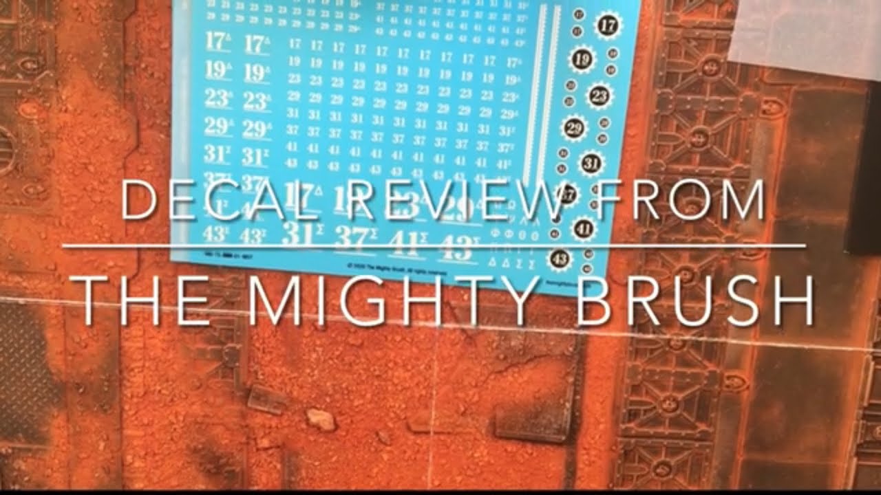Decal Review - The Mighty Brush Decals