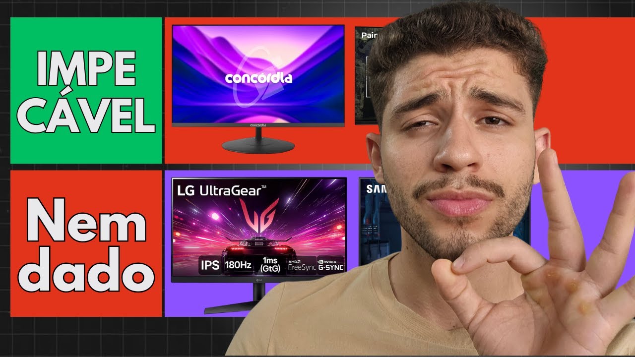 Rankeando: Melhores e Piores MONITORES GAMERS