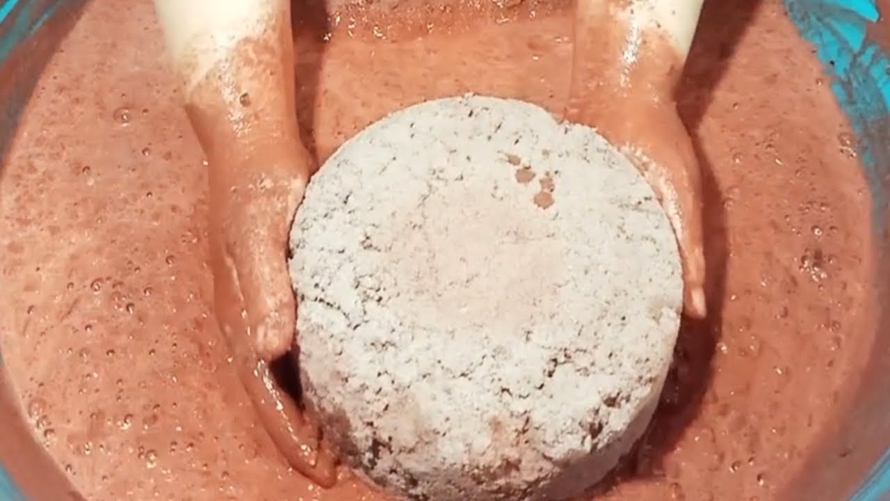 New Video Satisfying Dusty Crunchy Stoney Red Sand Asmr Water Crumbling+Dipping+Paste Play Asmr😋.