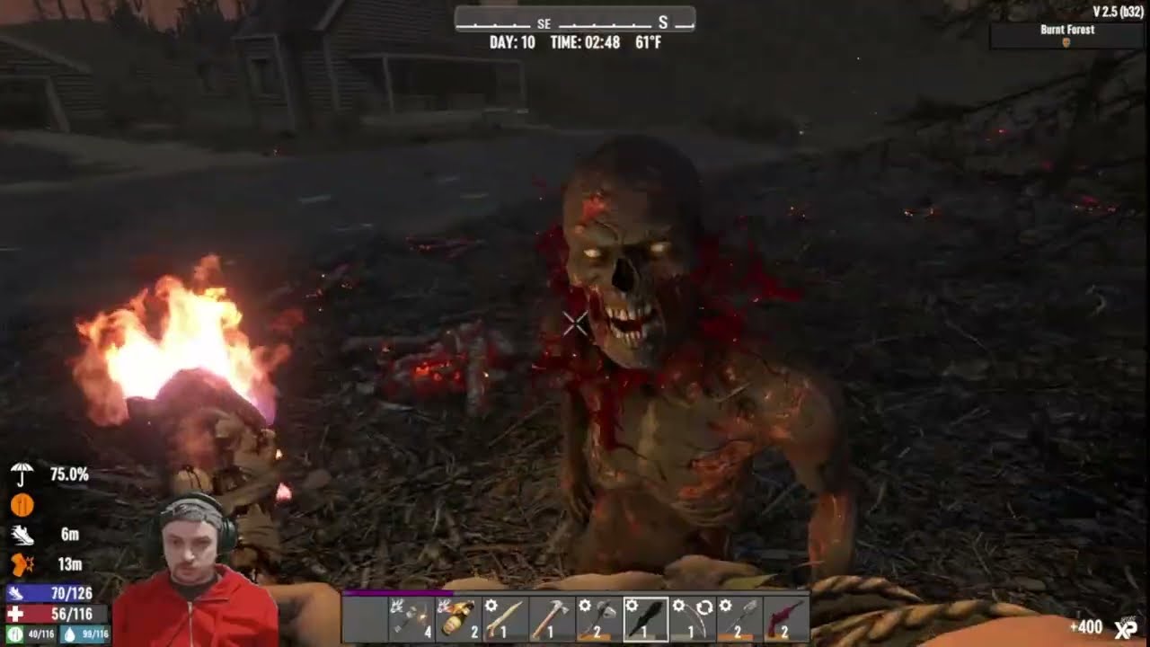 7days to die part 5: missions in the burnt forest!