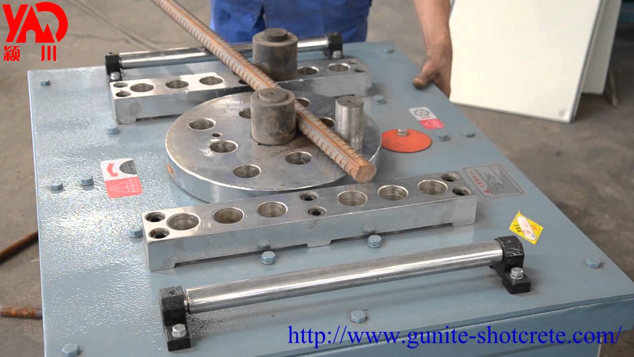 GW40/GW50 Rebar Bender/Steel Bar Bending Machine Video